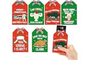 9tilight Christmas Gift Card Holders - 12Pcs Wooden Christmas Vacation Money and Gift Card Sleeves Funny Money Sleeve Holder Ornament for Xmas Tree Winter Holiday Decoration Supplies