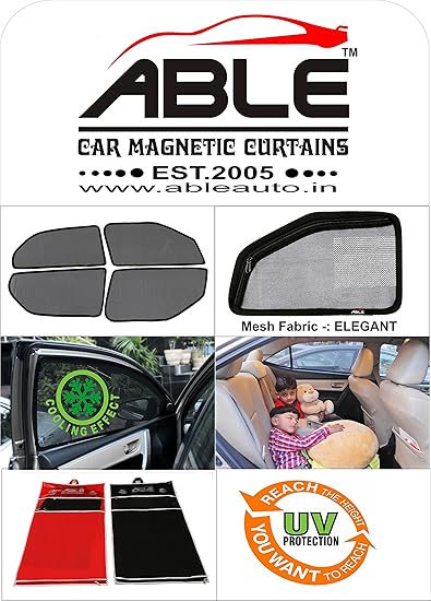 Able Elegant Full Car Magnetic Sun Shade Curtains For Isuzu D Max