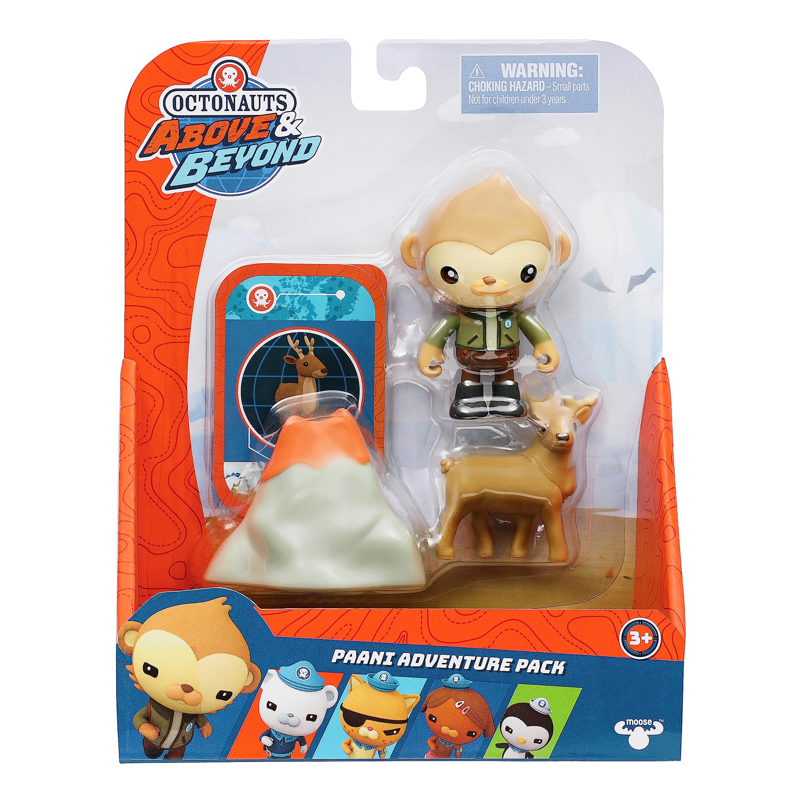 Octonauts Above and Beyond Paani Adventure Pack 7cm Toy Figure Playset with Accessories