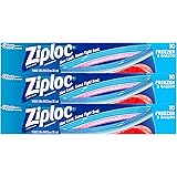 Ziploc Two Gallon Food Storage Freezer Bags, Grip 'n Seal Technology for Easier Grip, Open, and Close, 10 Count, Pack of 3 (3