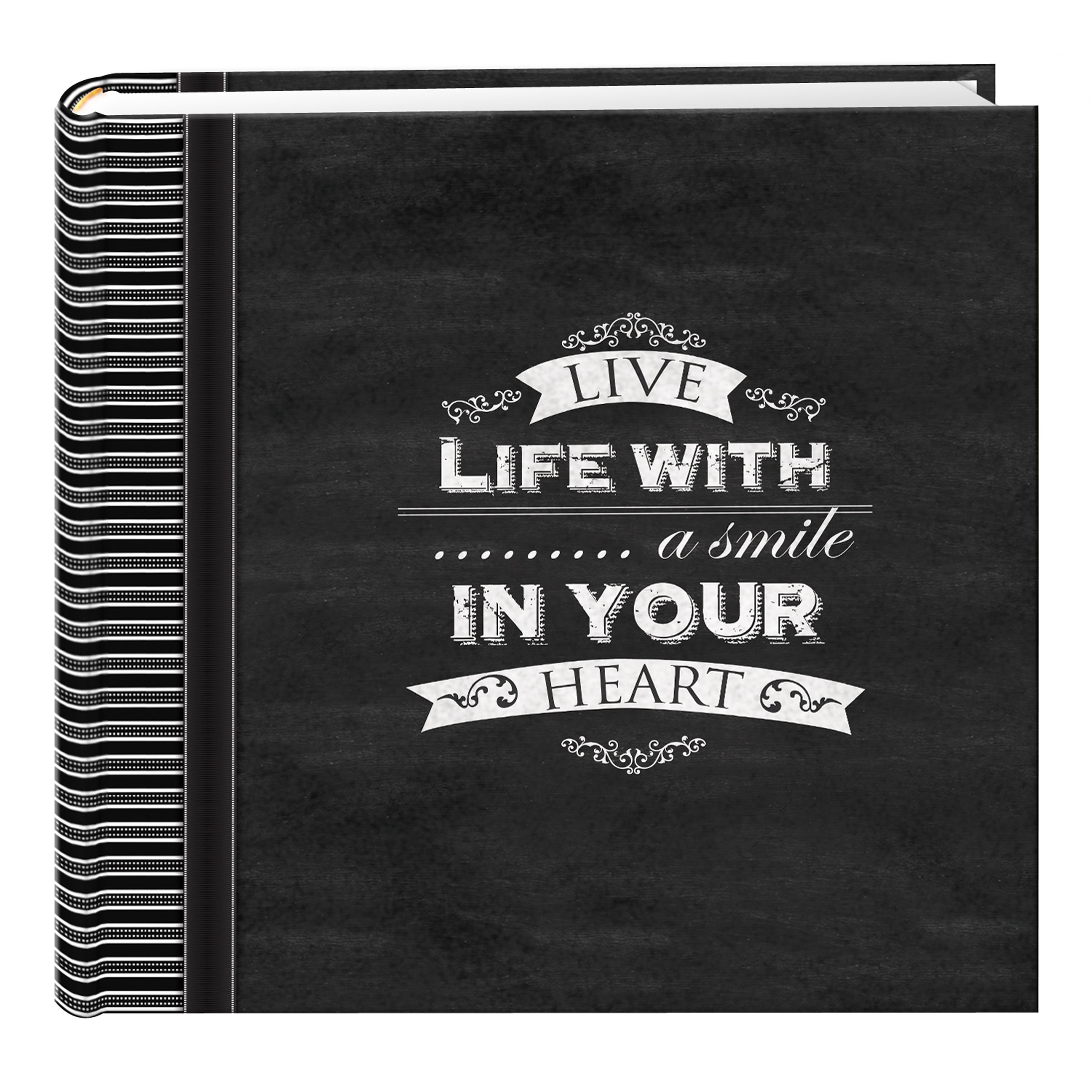Pioneer Photo Albums 200-Pocket Chalkboard Smile inches Theme Photo Album for 4 x 6 inches Prints, Material