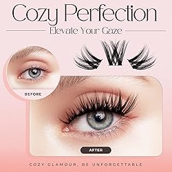 LASHVIEW Cluster Lashes 168pcs D Curl DIY Cluster