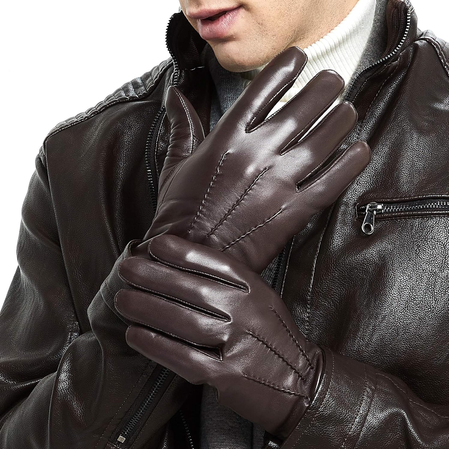 fodera sottile per guanti da uomo