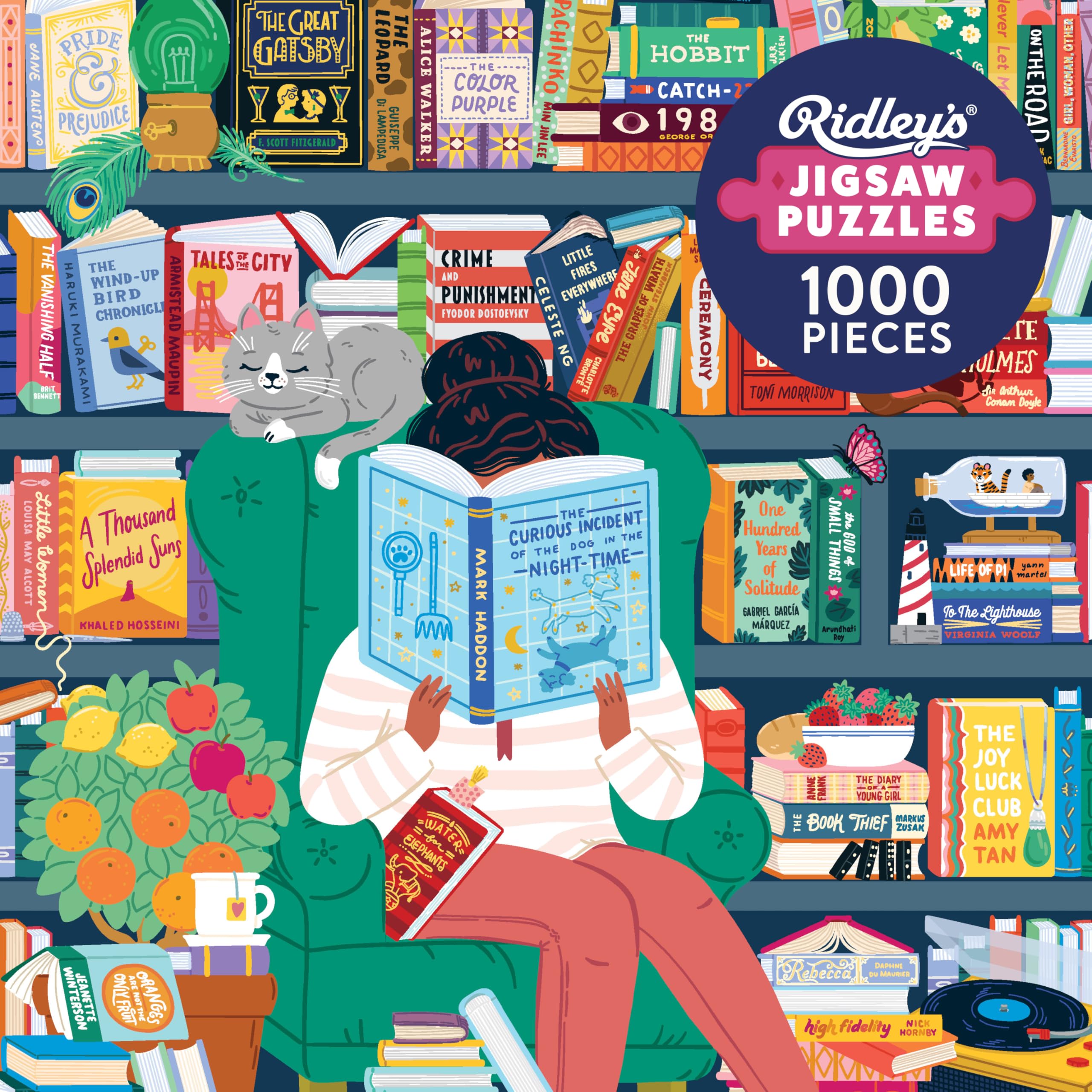 Ridley's Books of the World Bucket List Jigsaw, 1000