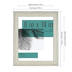 MCS Studio Gallery Frame, Gray Woodgrain, 8 x 10 in