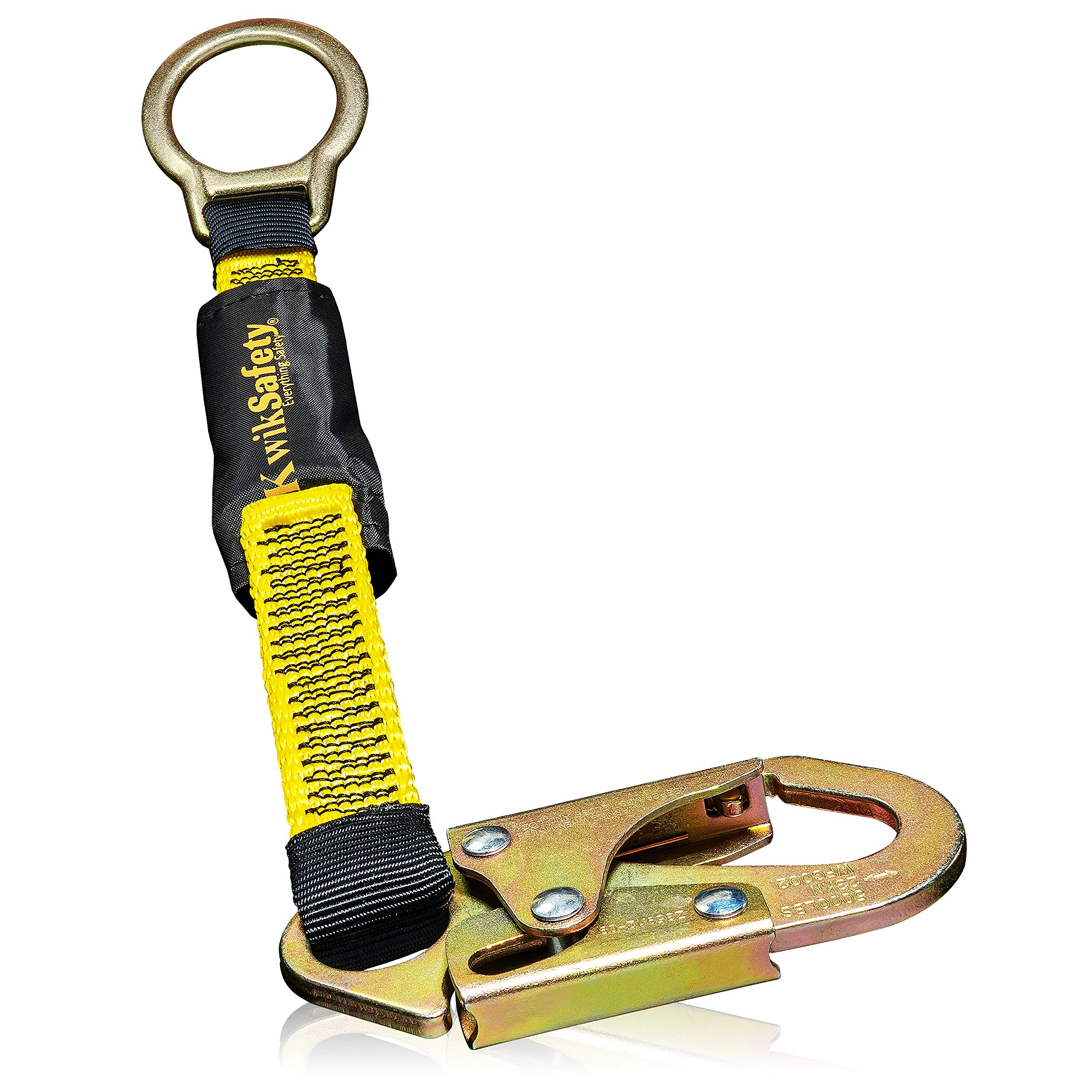 Photo 1 of KwikSafety - Charlotte, NC - DOLPHIN DORSAL [1 PACK] 18" D-Ring Extender [Easy Hookup] ANSI Tested OSHA Compliant Harness Extension Lanyard Safety D Ring PPE Construction Roofing Fall Arrest Gear