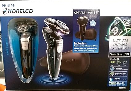 Amazon Com Philips Norelco 1255xtr 45 Sensotouch 3d Electric Shaver Travel Shaver Case Beauty