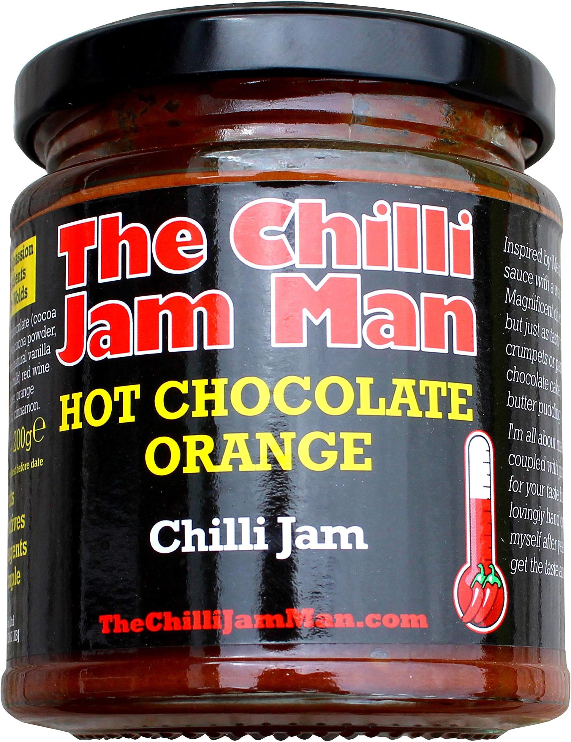 The Chilli Jam Man Orange Hot Chocolate 200 g (Pack of 2)