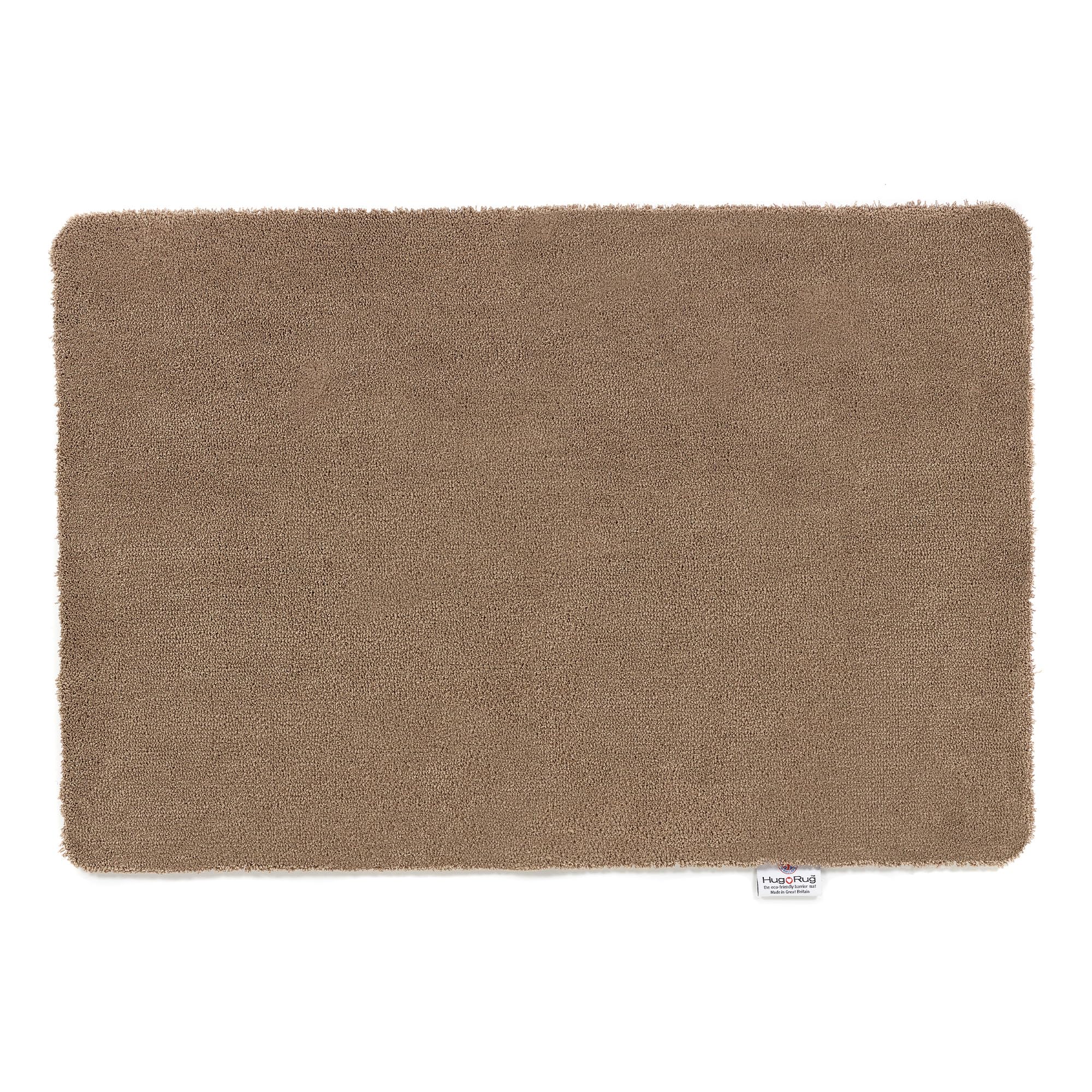 HUG RUG Washable Dirt Trapper Door Mat Kitchen Hallway Doorway, Made in the UK, Sense Stone 50X75