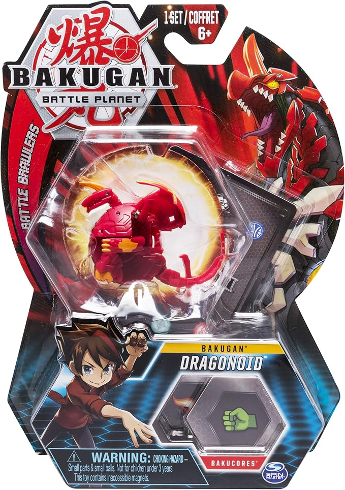 Bakugan, Dragonoid, 2inch Tall Collectible Transforming Creature, for