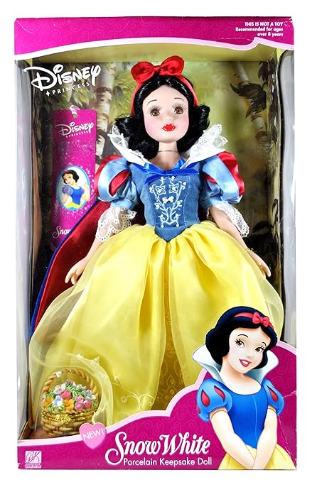 snow white porcelain keepsake doll