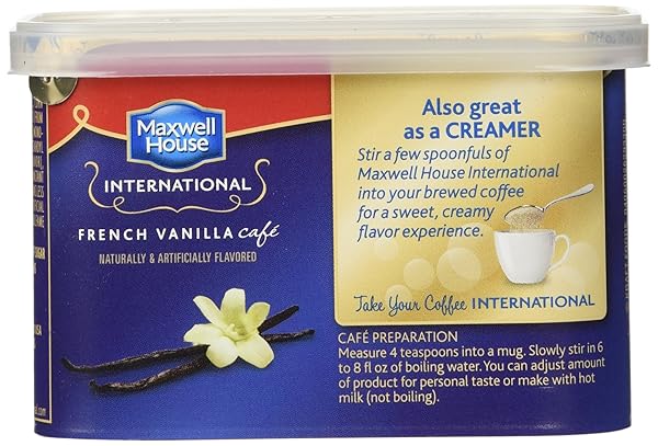 MAXWELL HOUSE INTERNATIONAL DECAF FRENCH VANILLA MIX, 4 OZ