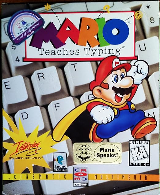 Mario Teaches Typing Software