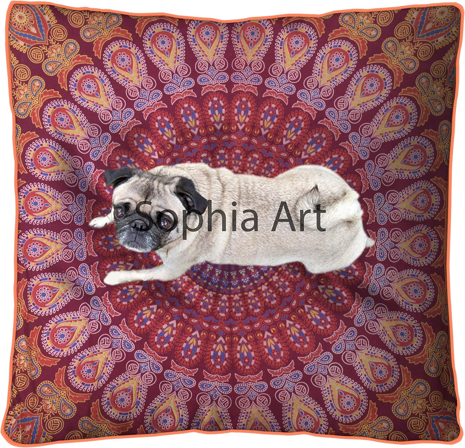 Amazon Com Indian Bohemian Tapestry Meditation Cushion Boho Floor