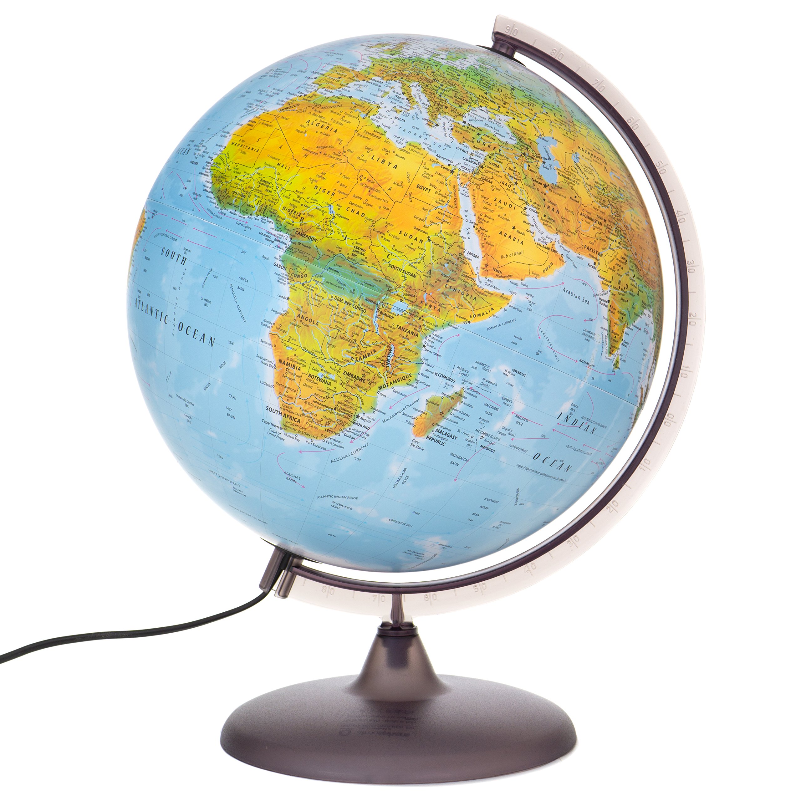 Illuminated Globe 30cm with Correct UK Mapping