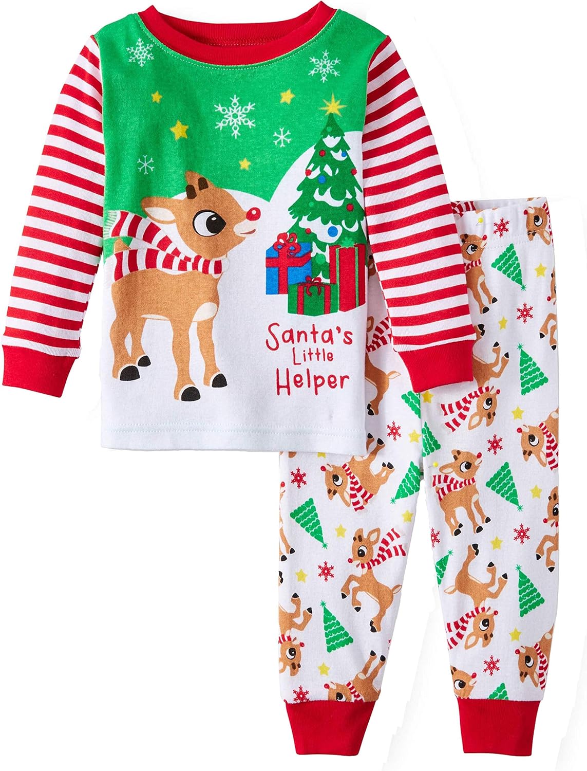 rudolph baby pajamas