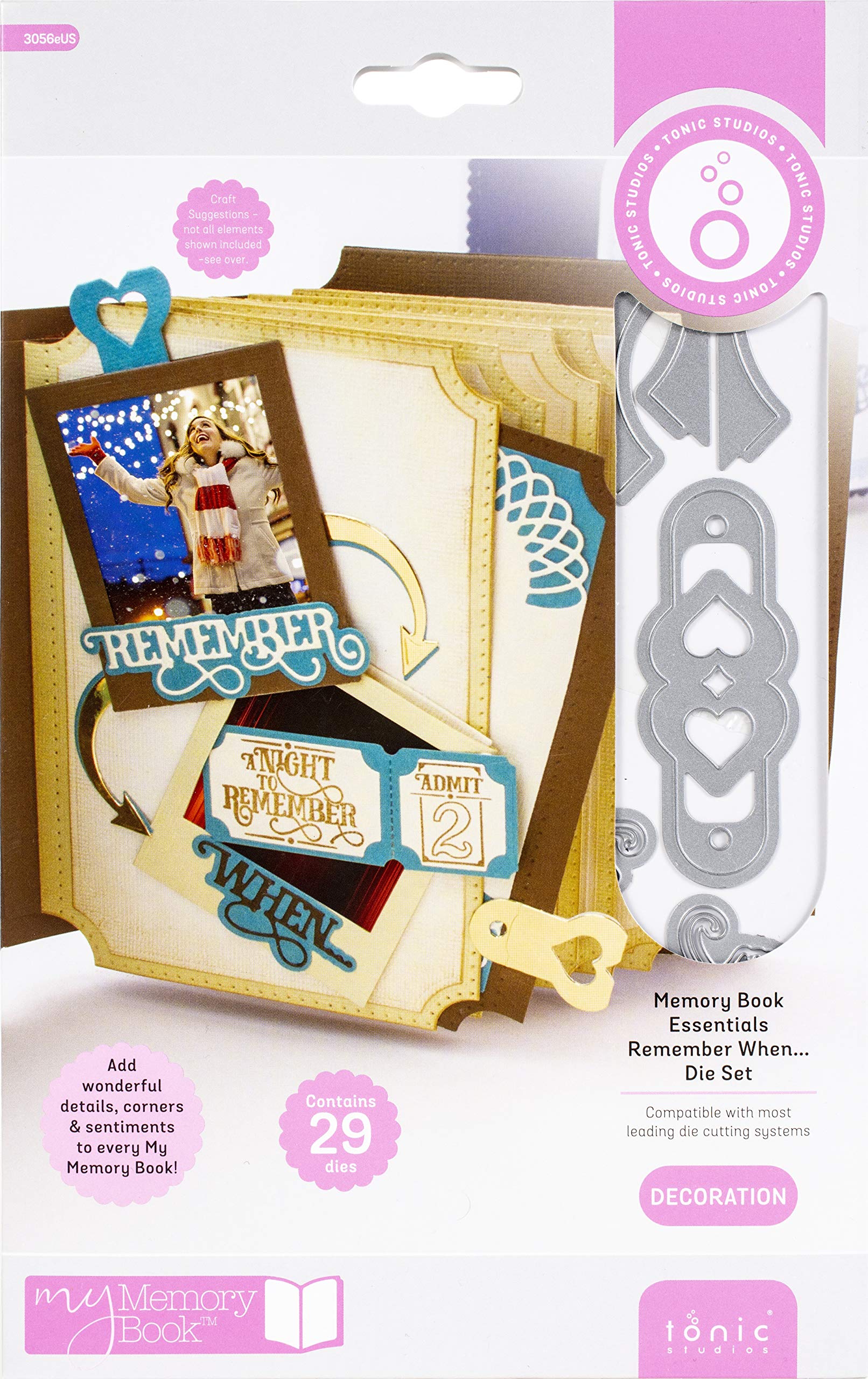 Tonic Studios My Memory Book Essentials Dies-Remember When