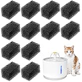 12 Piece Cat Fountain Sponge Replacement Cat Water Fountain Filters Pre-Filter Sponges Foam Sponges Cat Fountain Sponge Filter for 92oz/2.8L Cat Pet Fountain