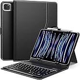 MoKo Universal Tablet Case with QWERTY Keyboard for 9",9.7",10.1",10.2",10.4",10.5",10.9" Tablet, with Removable Wireless Bluetooth Keyboard&Pen Holder for iPad, Samsung, Fire, Pixel, Other