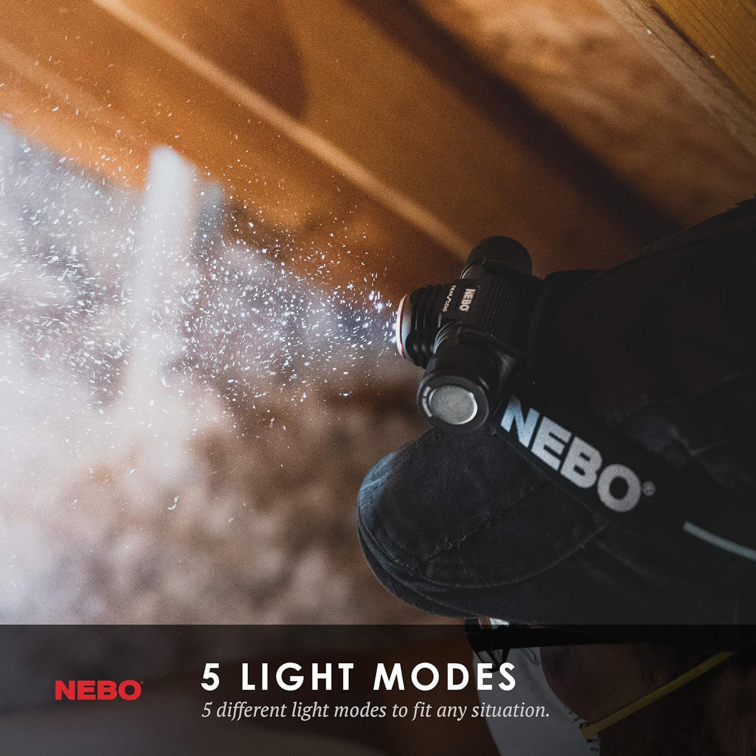 NEBO Transcend 1000-Lumen Headlamp Flashlight: 5 Mode Rechargeable LED Head Lamp; 1,000 Lumen Turbo function; adjustable reflective head strap - 7001: Sports & Outdoors