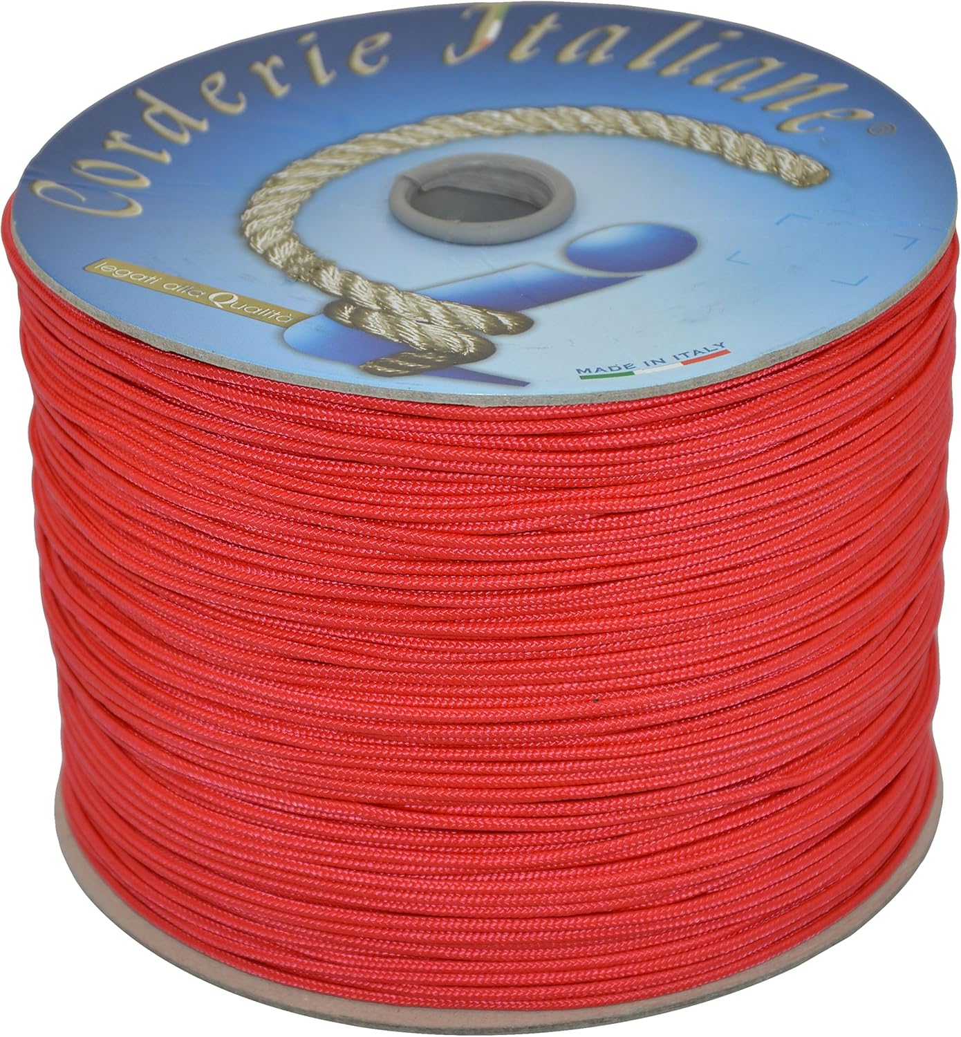 Corderie Italiane 6005926 - 00 Construction Lanyard, 2.0 MM-500 MT, Red