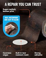 MATCH N PATCH Dark Brown Leather Repair Tape 15ft x 2.25" Vinyl Furniture Car view 6