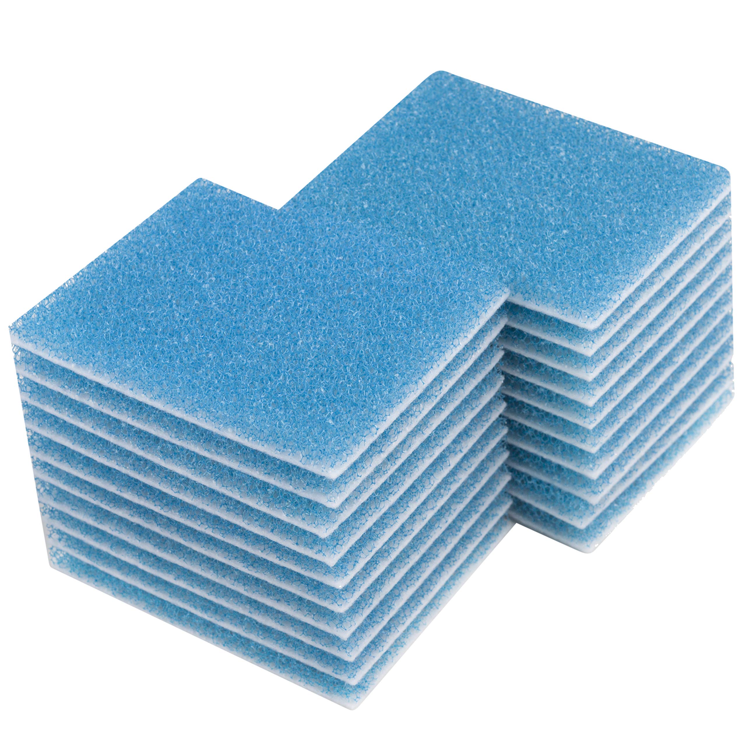 LTWHOME Compatible with Replacement Poly Foam Pad Fit for Fluval C2 Fluval C Clip-On Filter Foam (Pack of 20)