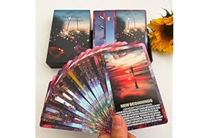 Tzxamsez Twin Flame Love Messages Oracle Cards Deck, Oracle Cards with Meanings on Them, Secret and Hidden Messages Oracle Deck, Confession of Divine Masculine or Soulmate