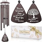 Thank You Gifts for Women Men, 32" Wind Chimes Thank You Gift, Appreciation Gifts for Employee Coworkers Pastor Teachers Colleague, Thanksgiving Day Hostess Gift for Family Friends, Home Decor