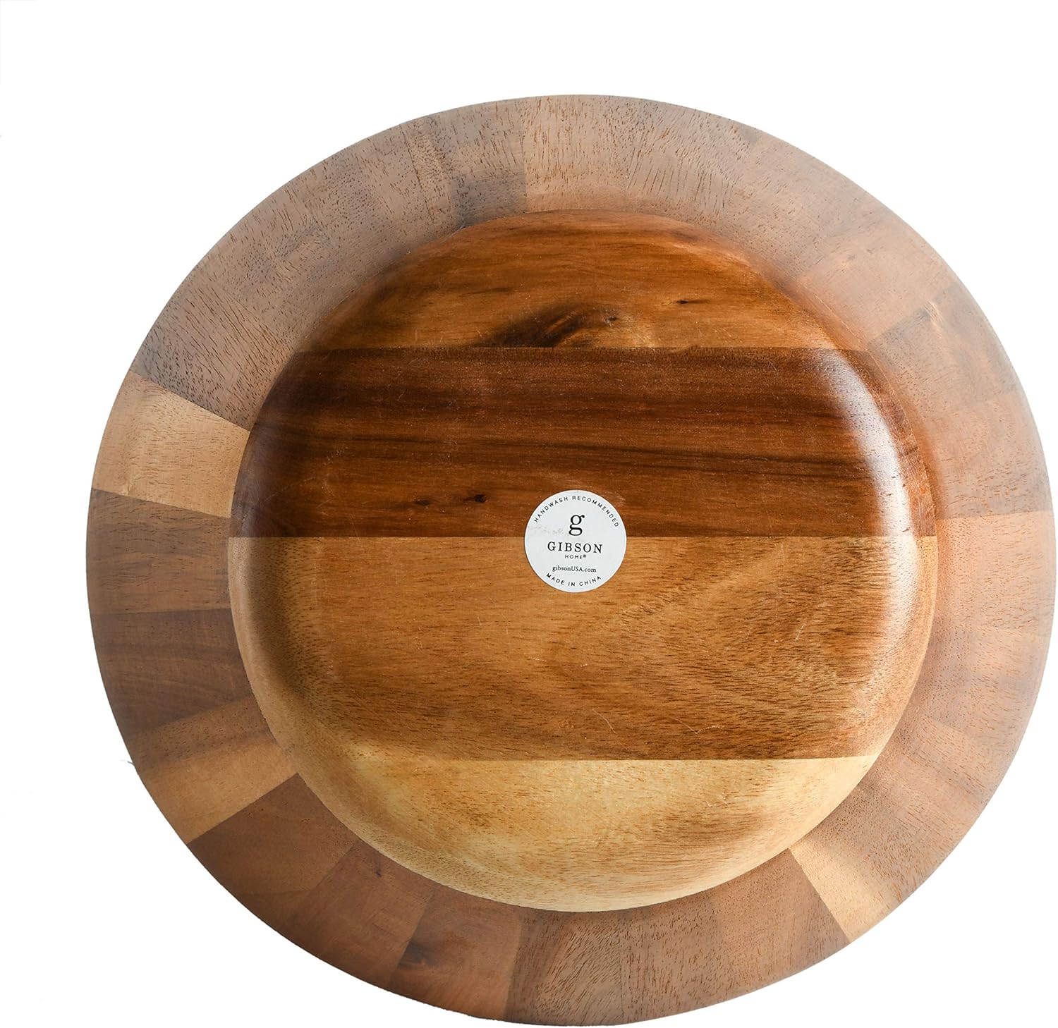 Gibson Home Sherwood 3-Piece Acacia Wood Salad Bowl Set: Kitchen & Dining