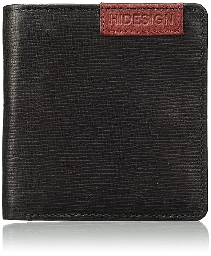 Hidesign Black Mens Wallet (Hidesign Mens Wallet Uranus W3SBRF Black)