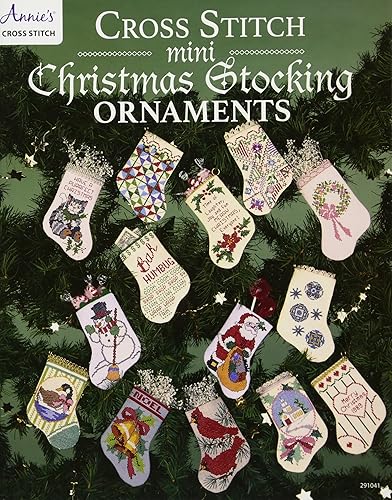 Download Cross Stitch Mini Christmas Stocking Ornaments PDF