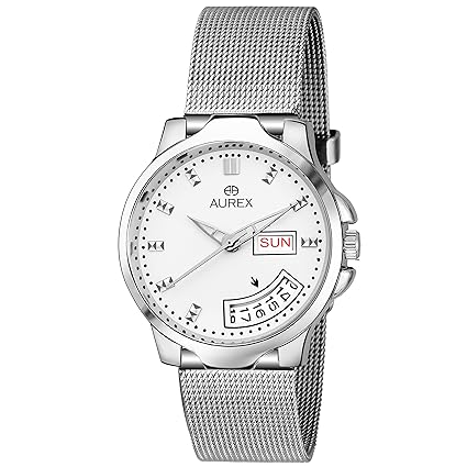 Analog White Dial Day and Date Functioning Women's and Girl's Watch (AX-LR519-WTC)