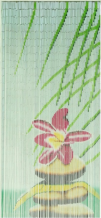 Amazon Com Tachilc Spa Pattern Bamboo Bead Curtain Doorway