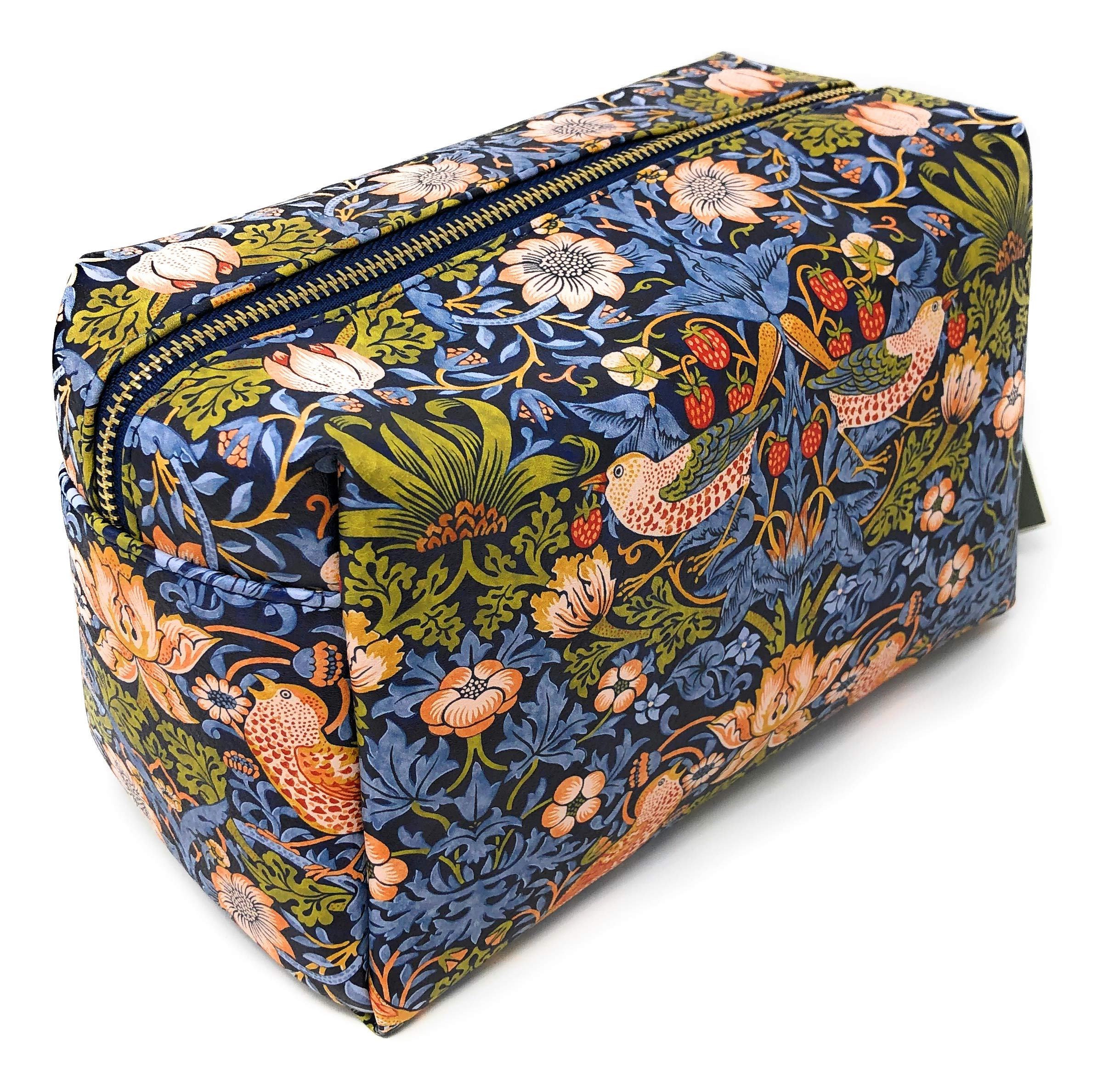 Morris & Co Strawberry Thief Large Wash Bag