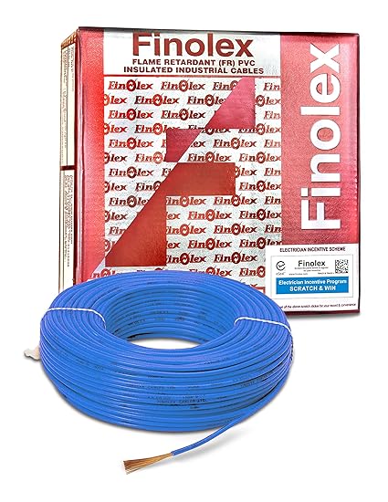 Finolex 2.5-Sqmm FR PVC Insulated Cable (Blue, 90 Mtr)