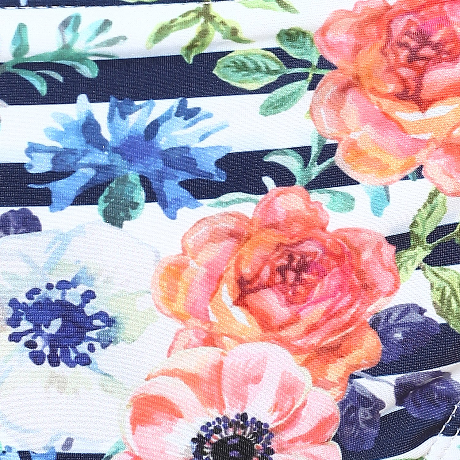 kvl womens printed bikini swimsuit bottom - white