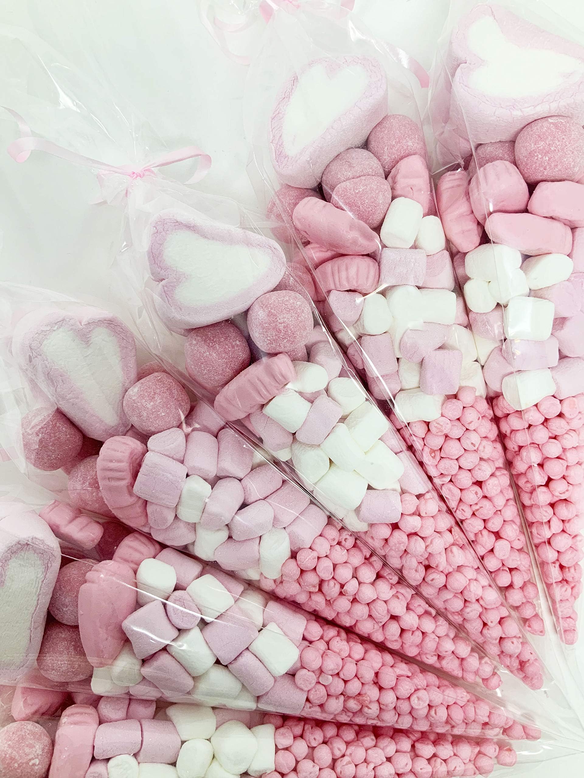 Pre-Filled Pink Sweet Cones Baby Showers -Christenings (10)