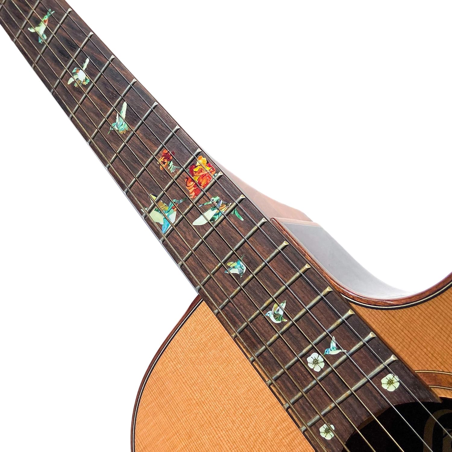 Inlaystickers Bee Hummingbirds - Fret Markers Inlay Stickers Decals for Guitars F-326BH-GT, Multicolor - Image 5