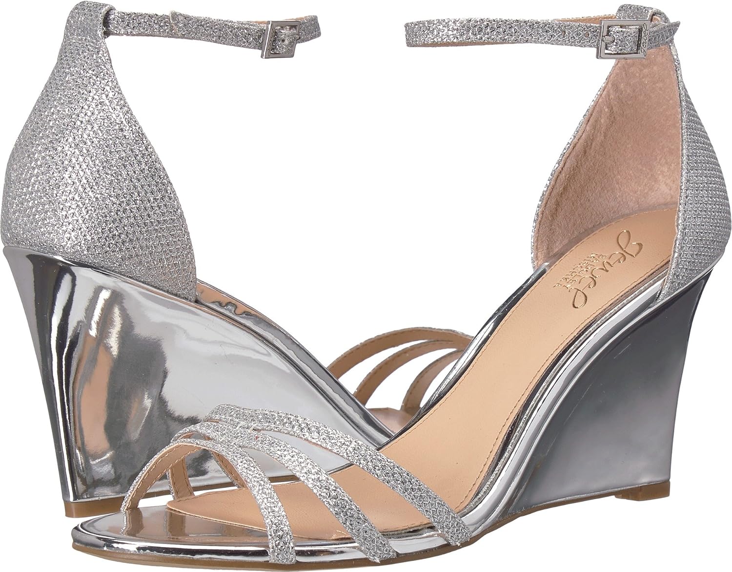 jewel badgley mischka antonette wedge sandal