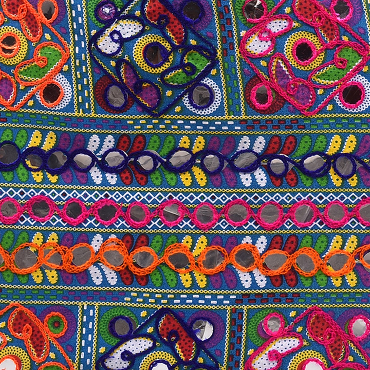 craft trade multicolour rajasthani print party wear totes