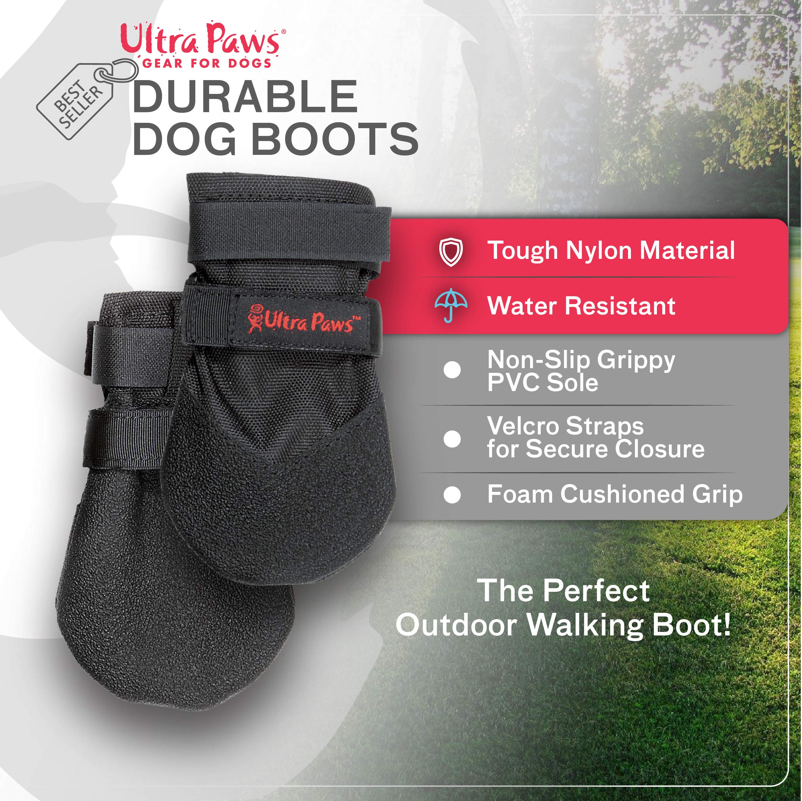 Ultra Paws Durable Dog Boots ShoesBlack Buy Online in UAE. Pet Supplies Products in the UAE
