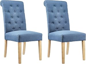 Red Hook Dining Chair, Blue (Pack of 2)