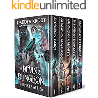 The Divine Dungeon Complete Series: Dungeon Core GameLit Fantasy book cover