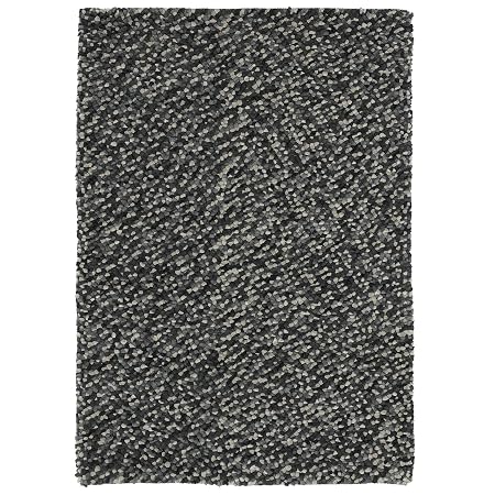 Think Rugs Moderner Steine Kies Design Handgeknotet Schwere