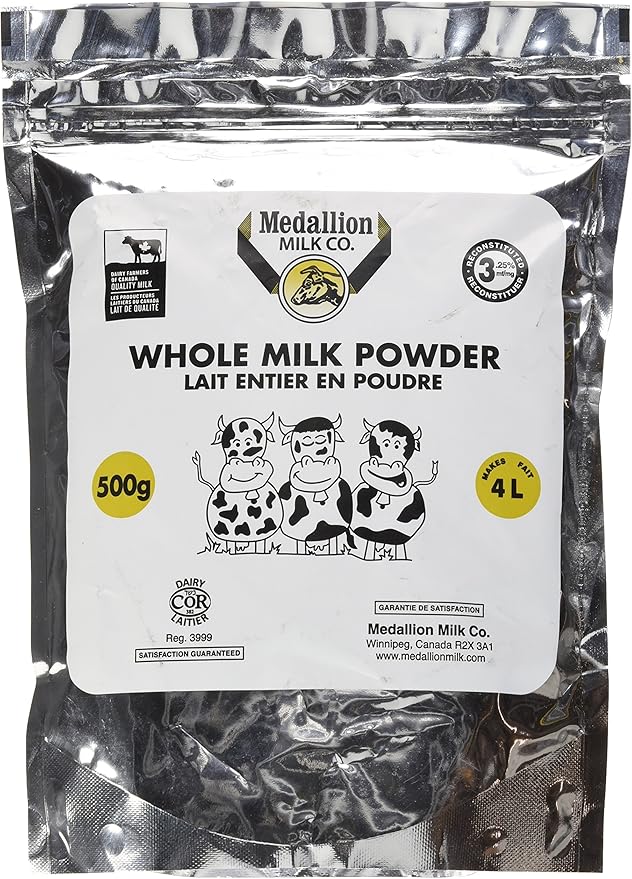 Medallion Brand Whole Milk Powder 500g Amazon.ca Grocery