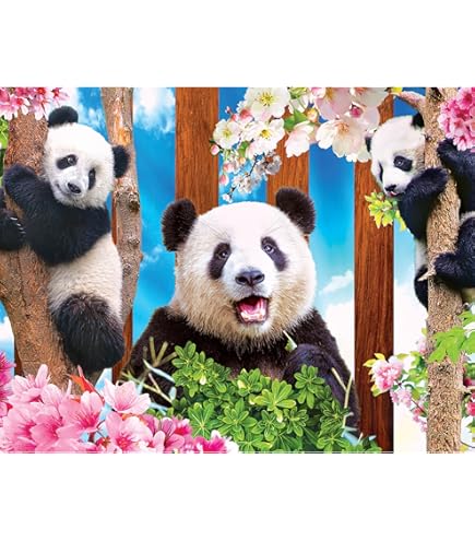 Amazon.com: Madd Capp PANDA 300 Piece Jigsaw Puzzle For Ages 10