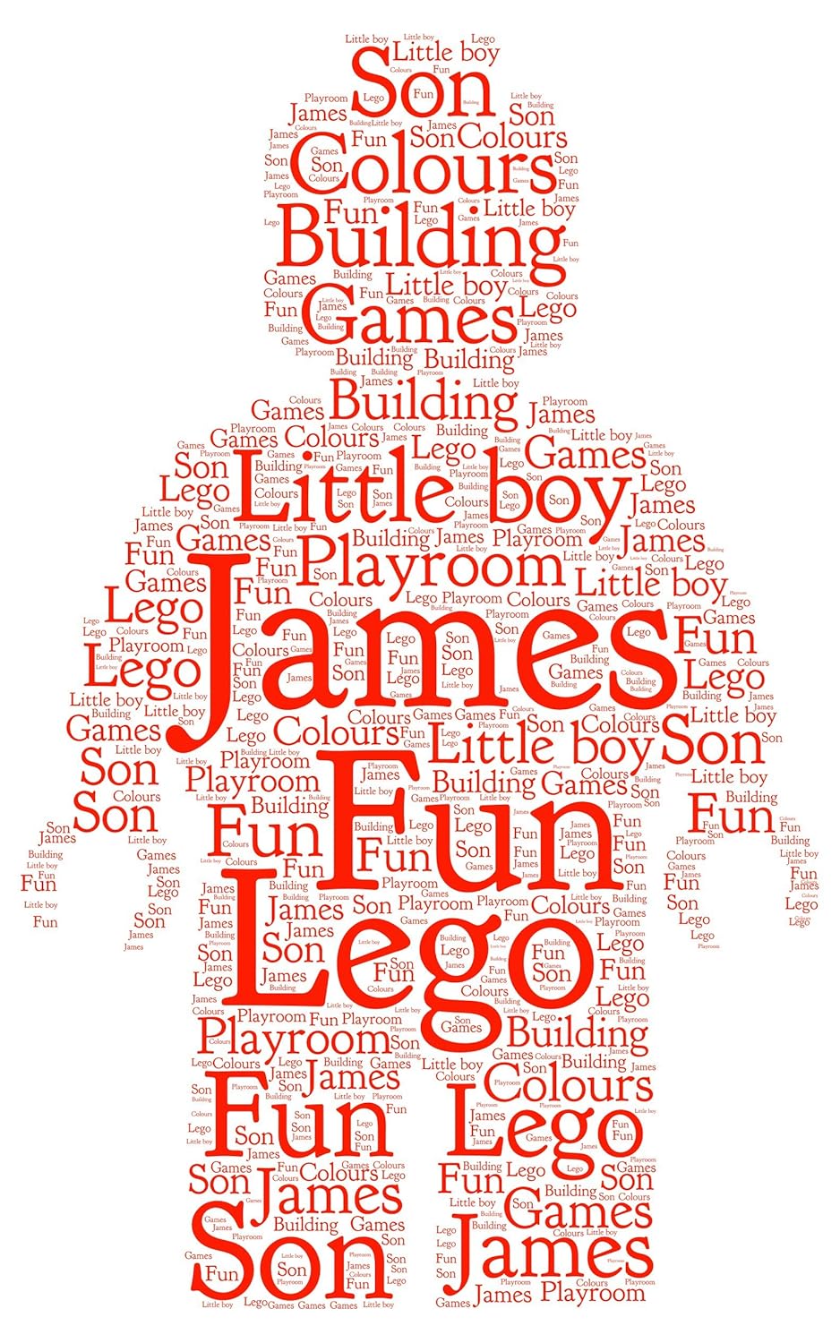 personalised lego family