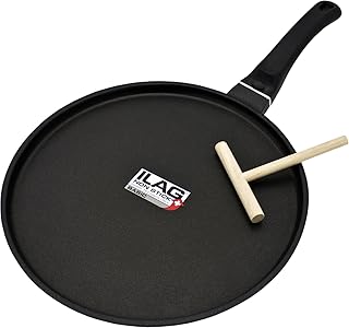 Kopf Crepespfanne Marra (Aluguss, 28 cm, ILAG Beschichtung, Induktion) inkl. Teigverteiler