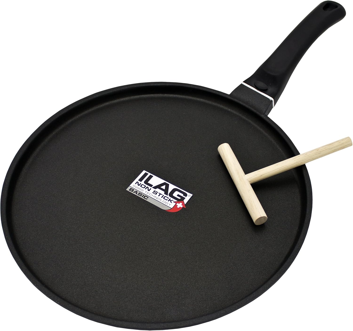 Kopf Crepespfanne Marra (Aluguss, 28 cm, ILAG Beschichtung, Induktion) inkl. Teigverteiler